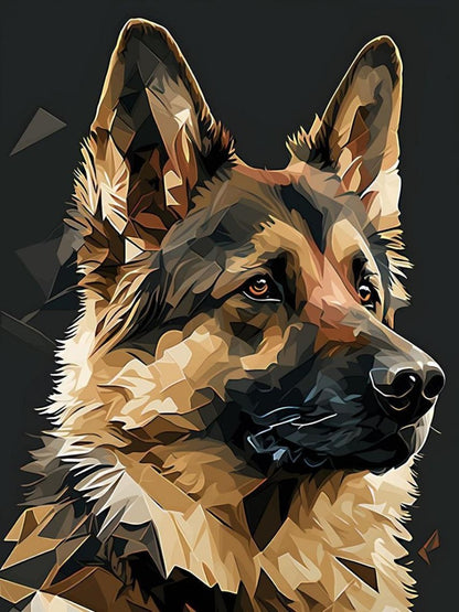 Dog German Shepherd | Diamond Painting