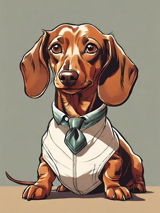 Dachshund Dog | Diamond Painting