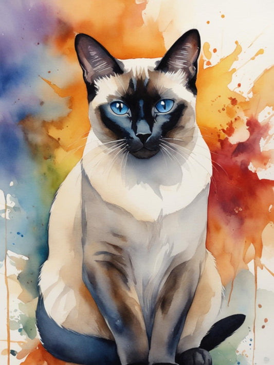 Siamese Cat | Diamond Painting