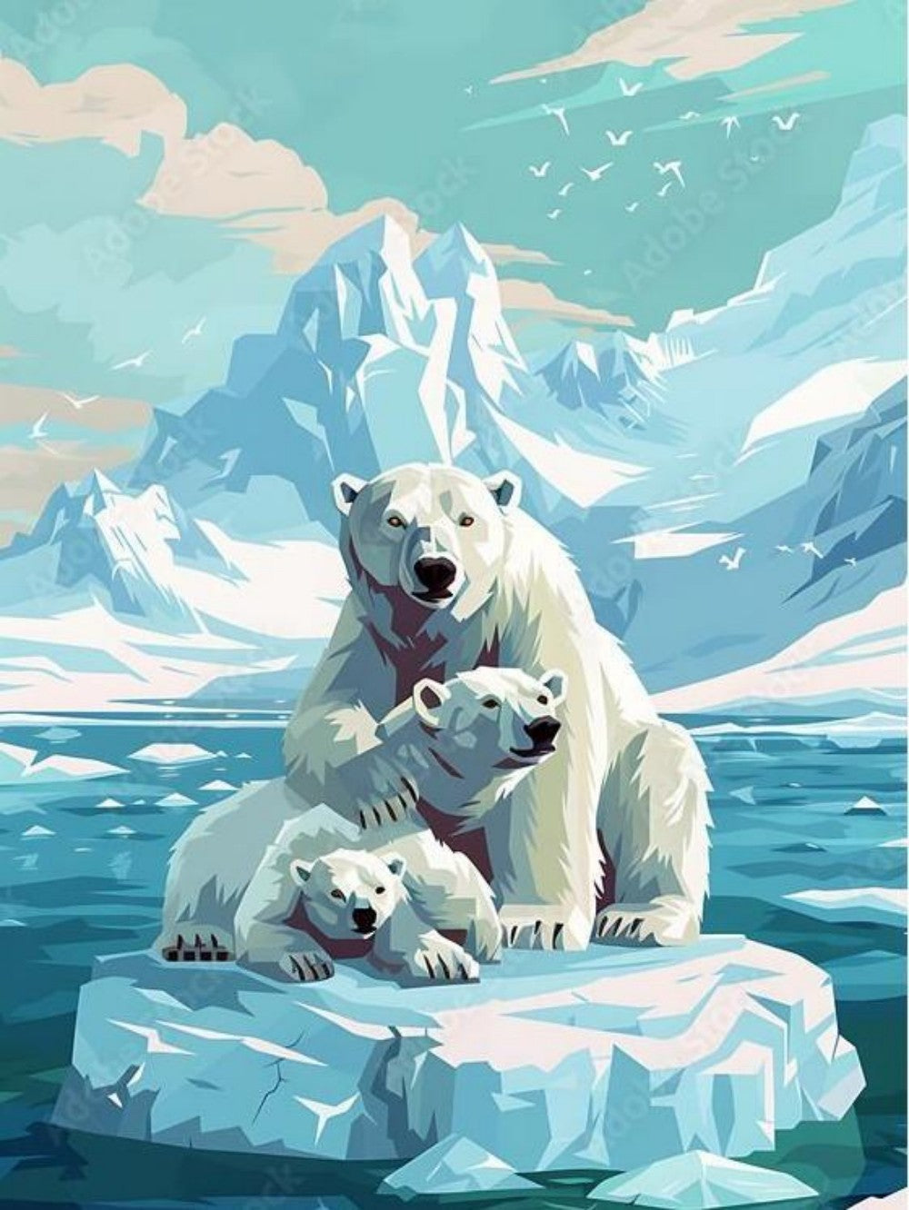Polar Bear | Diamond Painting