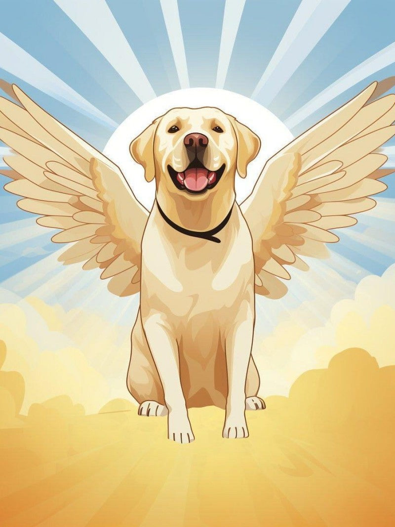 Yellow Labrador Dog | Diamond Painting