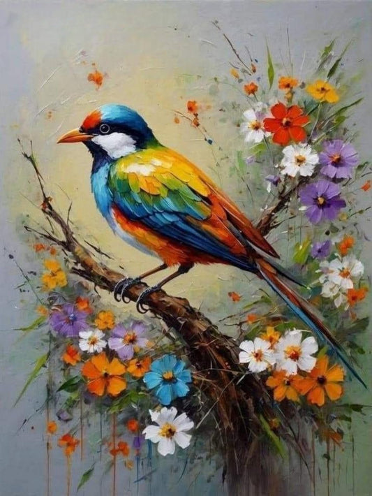 Birds and Flowers | Diamond Painting