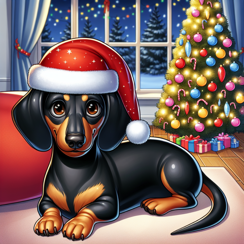 Christmas Dog | Diamond Painting