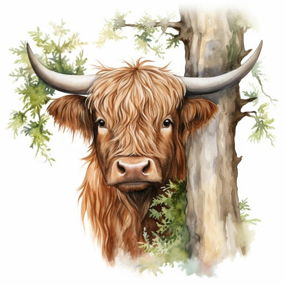 Highland Cow | Diamond Painting