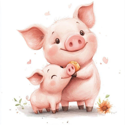 Pig | Diamond Painting