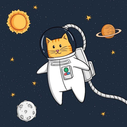 Cats in Space | Diamond Painting