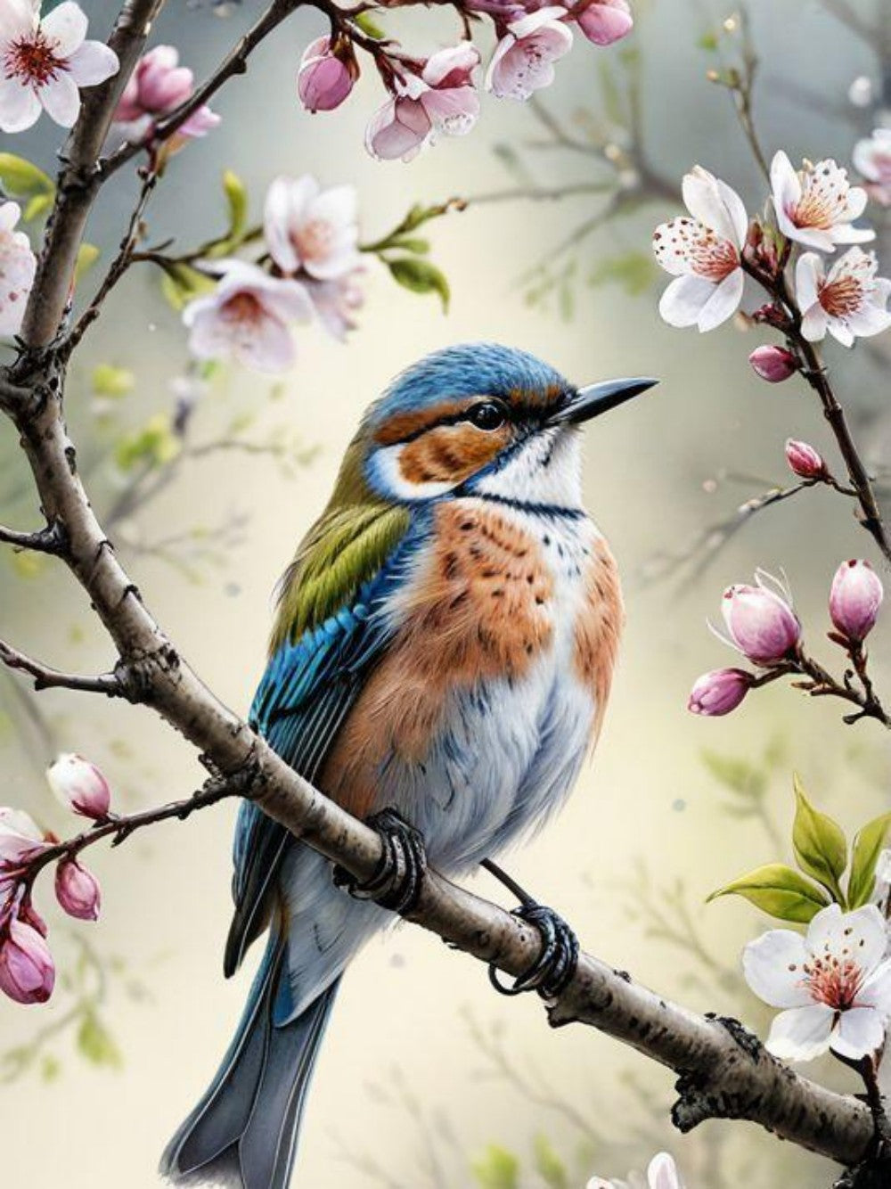 Birds and Flowers | Diamond Painting