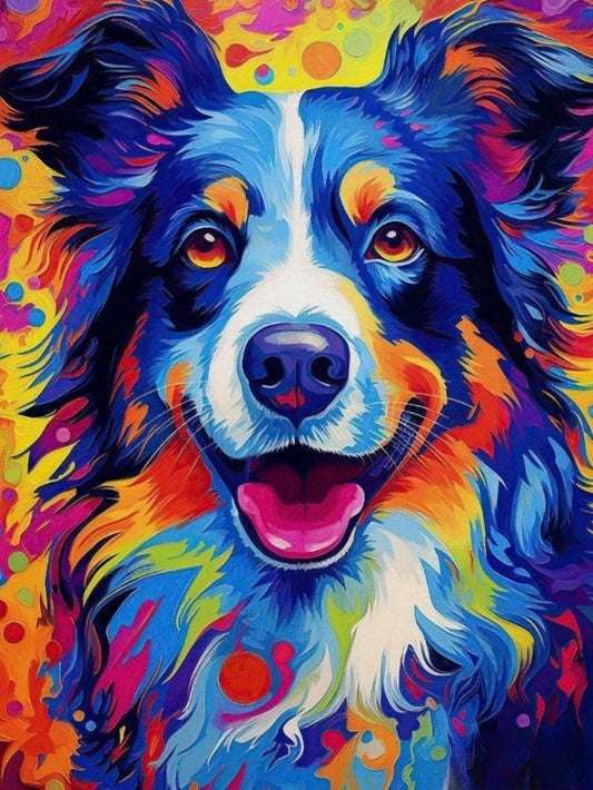 Dog Border Collie | Diamond Painting