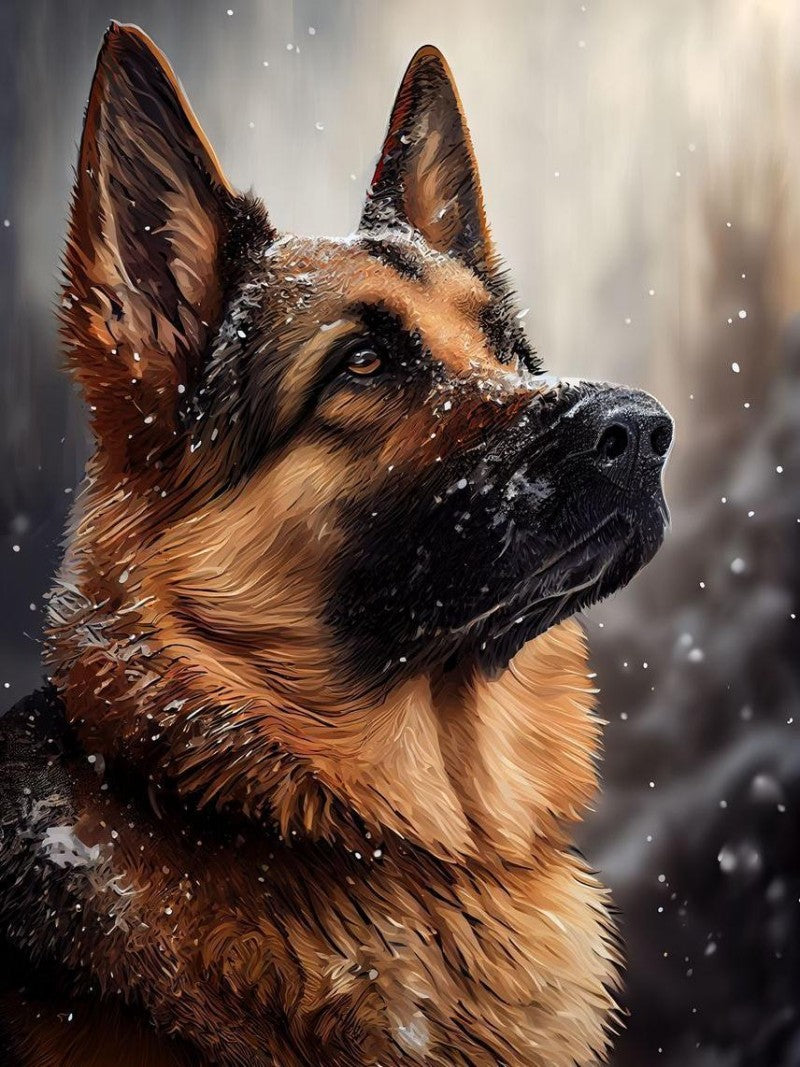 Dog German Shepherd | Diamond Painting
