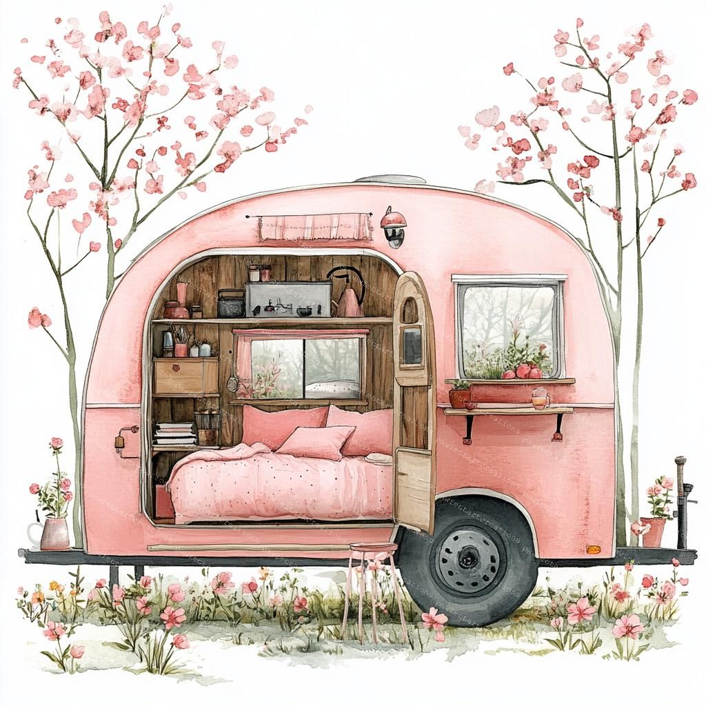 Caravan Camping | Diamond Painting