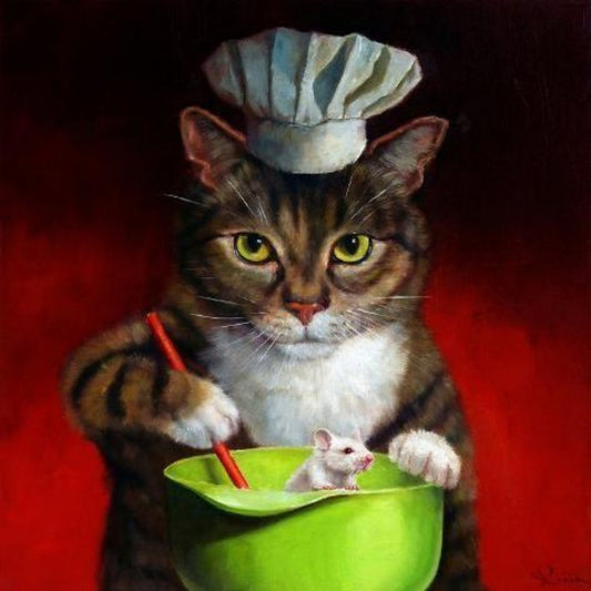 Cats in the Kitchen | Diamond Painting