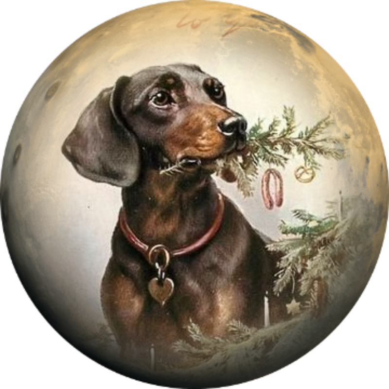 Christmas Dog | Diamond Painting