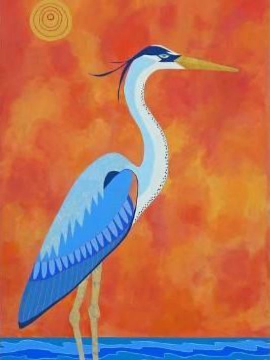 Blue Heron | Diamond Painting