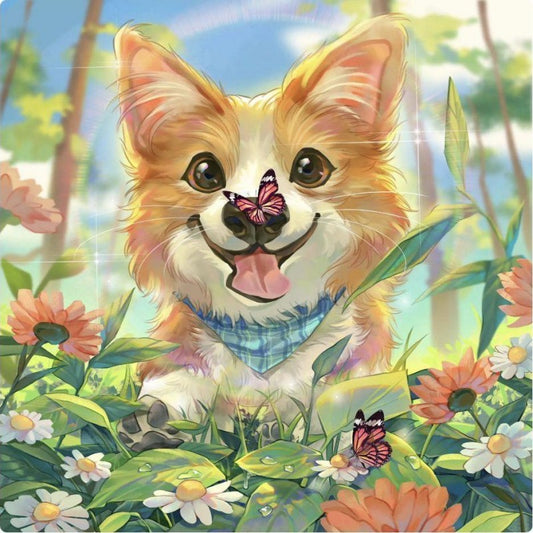 Corgi Dog | Diamond Painting