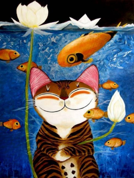 Cat Fish | Diamond Painting