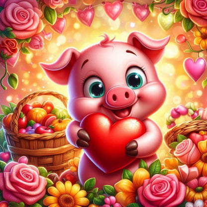 Pig | Diamond Painting