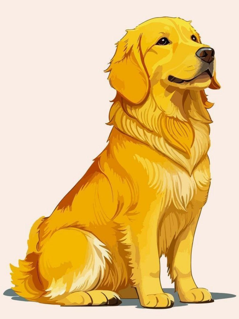 Golden Retriever Dog | Diamond Painting