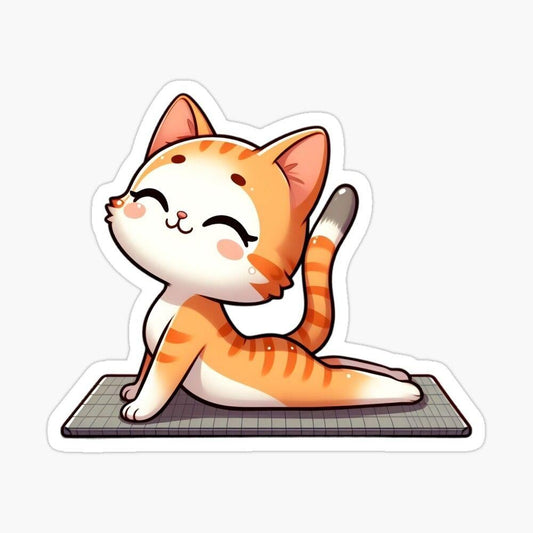 Cats Doing Yoga | Diamond Painting