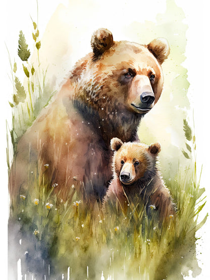 Brown Bear | Diamond Painting