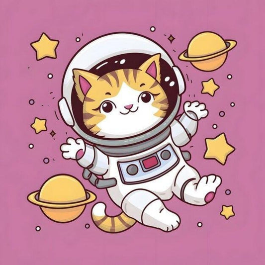 Cats in Space | Diamond Painting