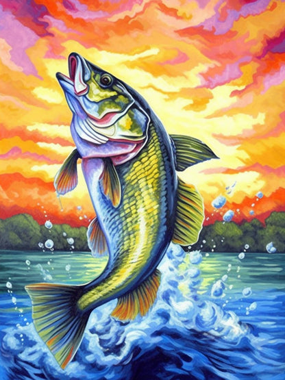 Bass Fish | Diamond Painting