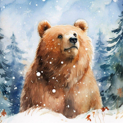 Brown Bear | Diamond Painting