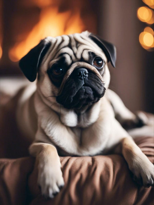 Dog Pug | Diamond Painting
