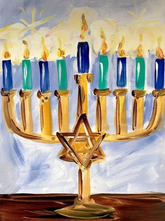 Jewish Hanukkah Judaica | Diamond Painting