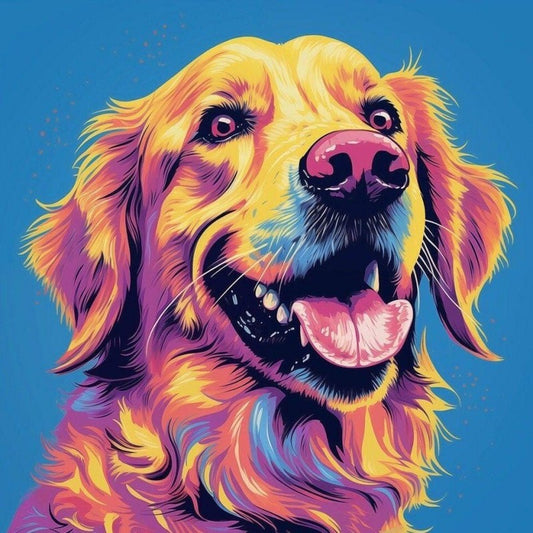 Golden Retriever Dog | Diamond Painting