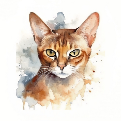 Abyssinian Cat | Diamond Painting