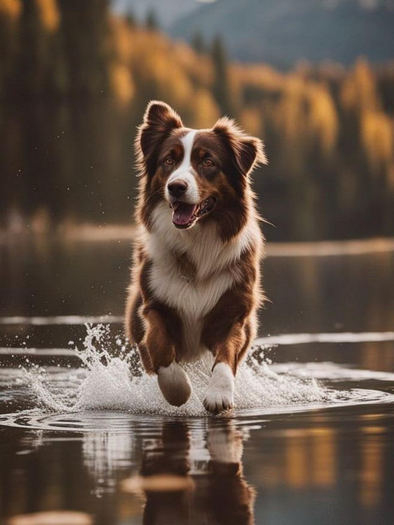Dog Border Collie | Diamond Painting