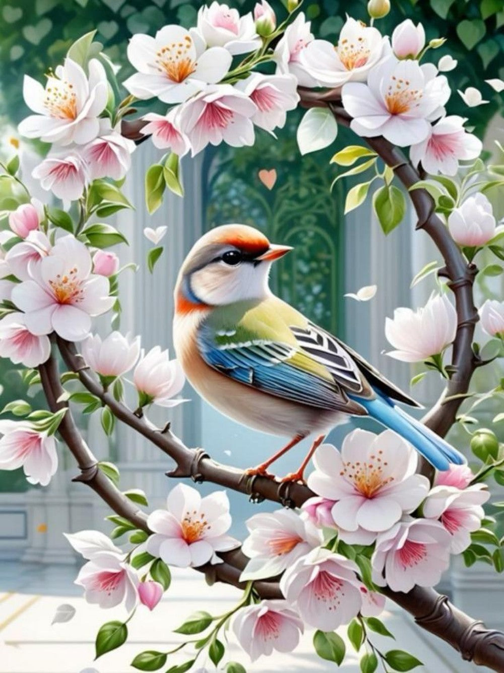 Birds and Flowers | Diamond Painting