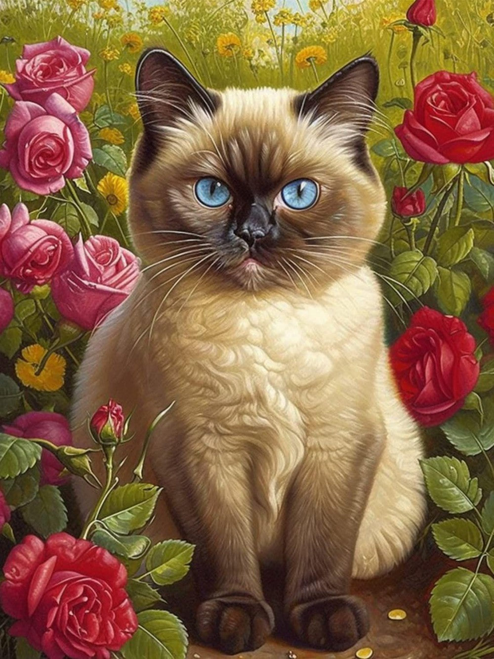 Siamese Cat | Diamond Painting