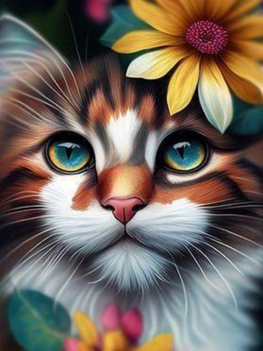 Colorful Cat | Diamond Painting