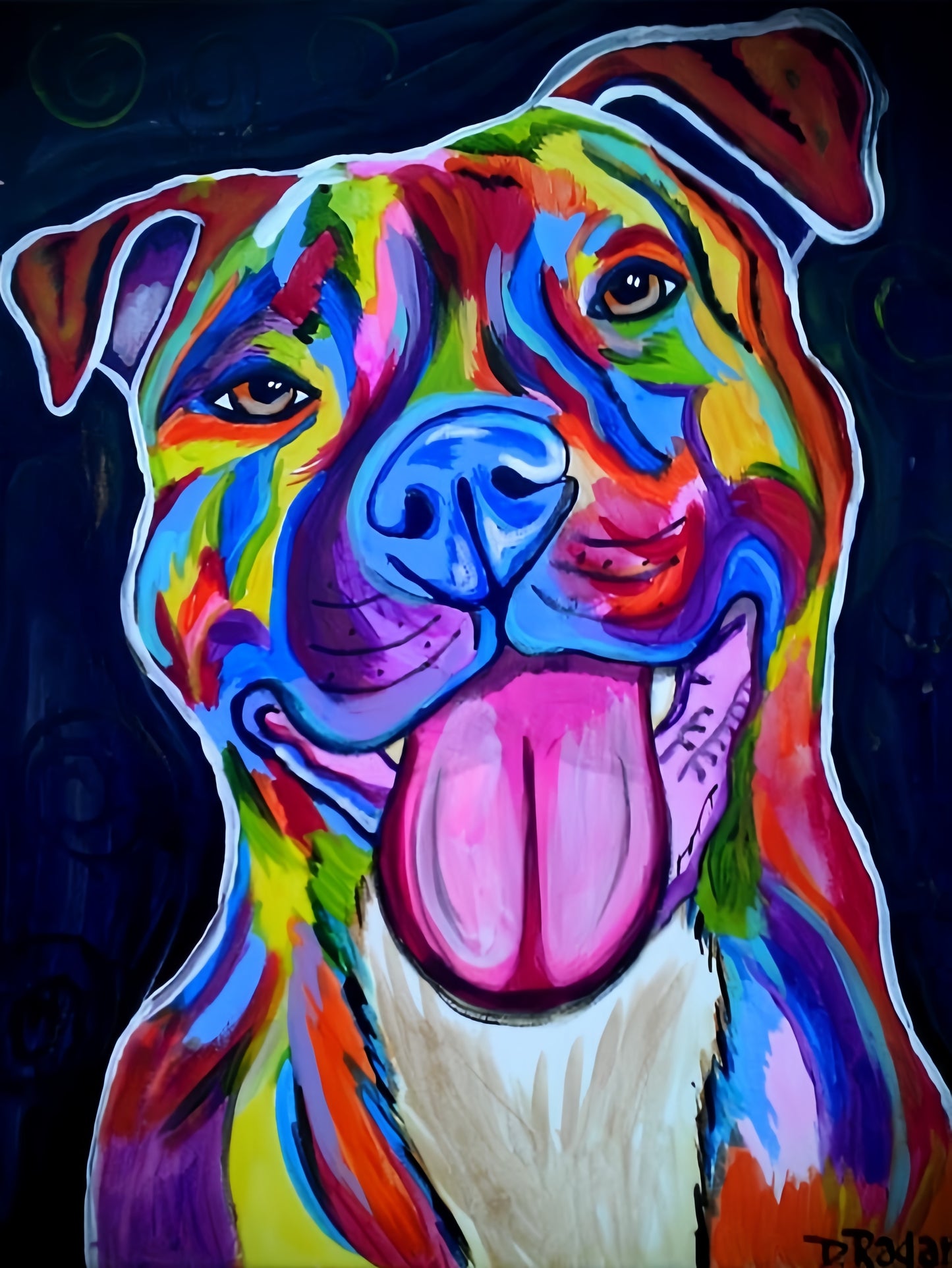 Pit Bull Dog | Diamond Painting