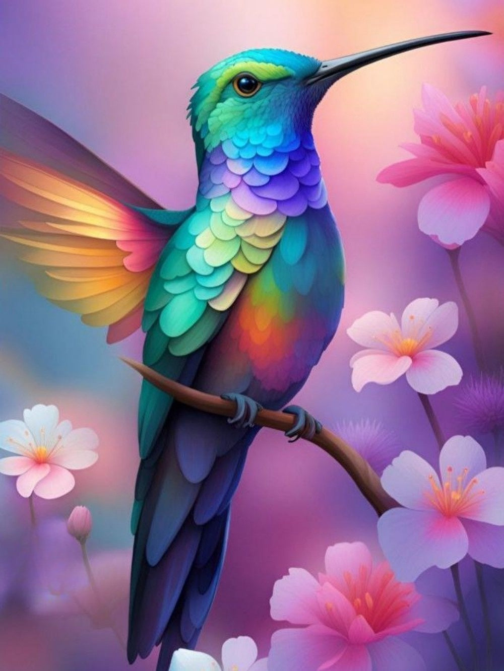 Hummingbird | Diamond Painting