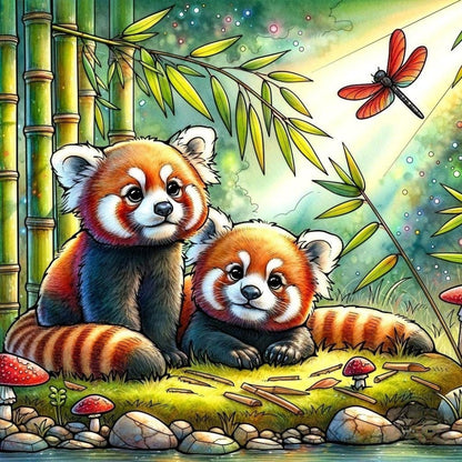 Red Panda | Diamond Painting