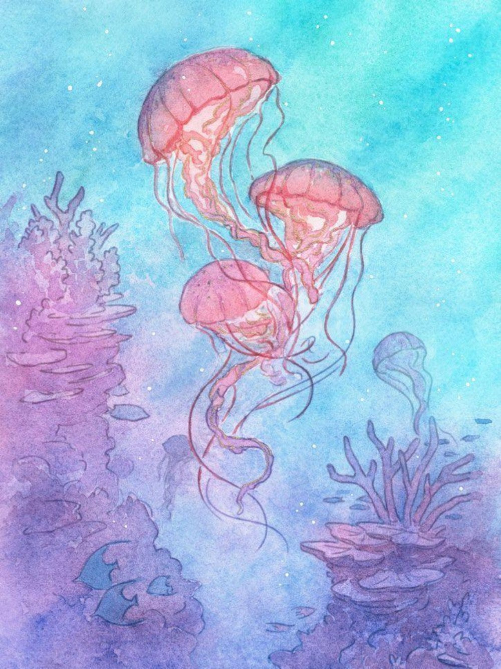 Jellyfish | Diamond Painting