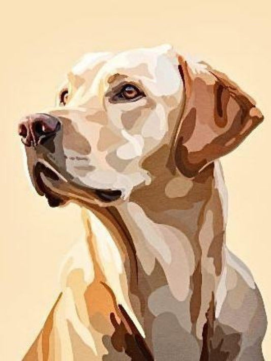 Yellow Labrador Dog | Diamond Painting