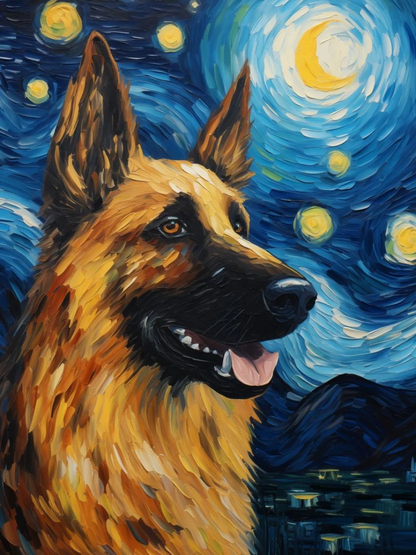 Dog German Shepherd | Diamond Painting