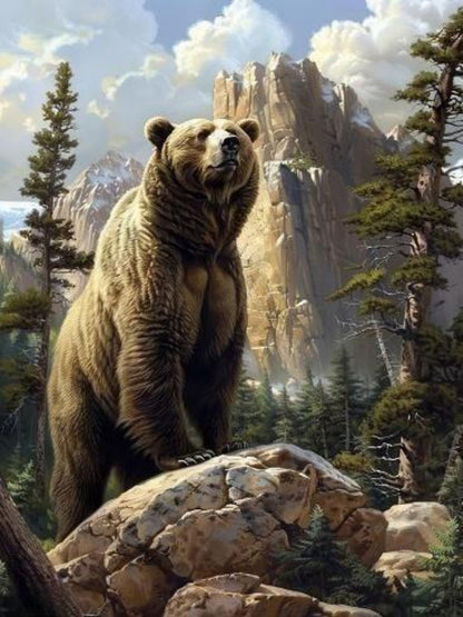 Brown Bear | Diamond Painting