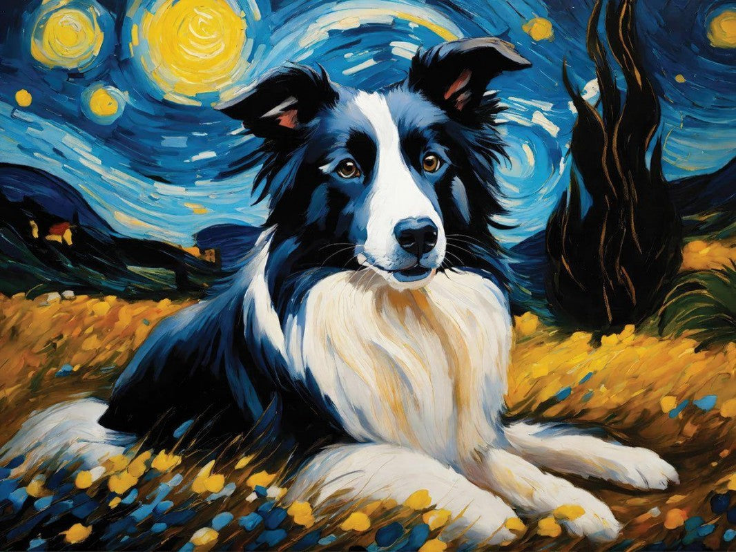 Dog Border Collie | Diamond Painting