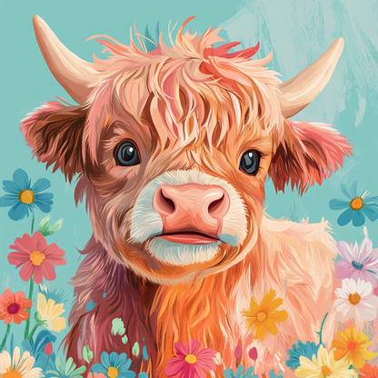 Highland Cow | Diamond Painting