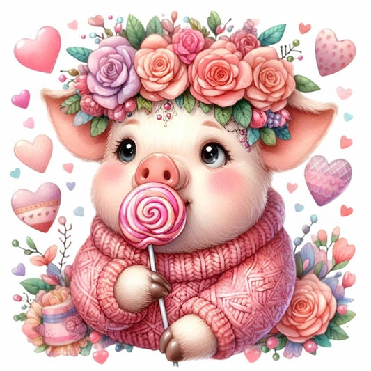 Pig | Diamond Painting