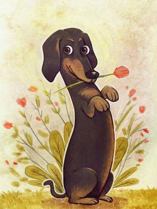 Dachshund Dog | Diamond Painting