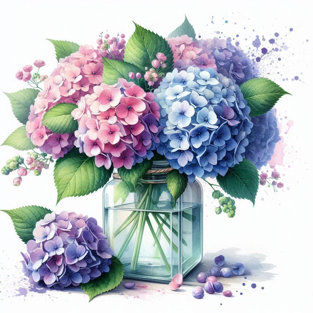 Hydrangea | Diamond Painting