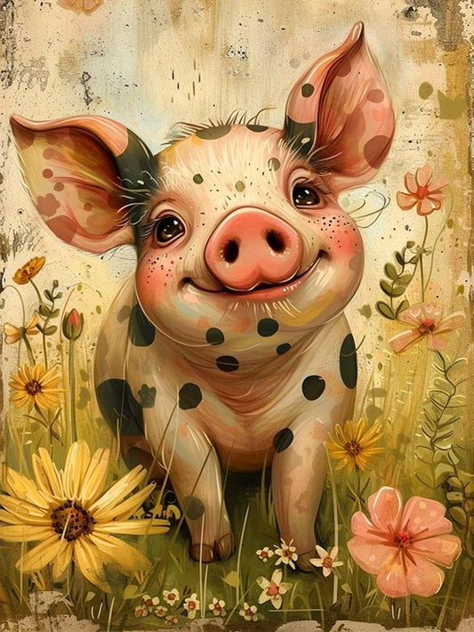 Pig | Diamond Painting