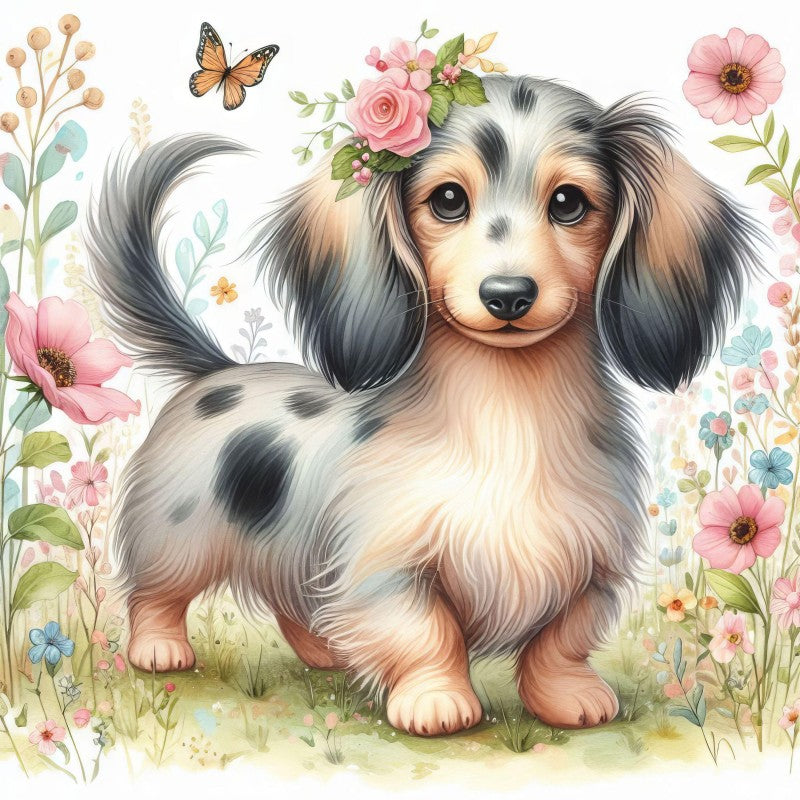 Dachshund Dog | Diamond Painting