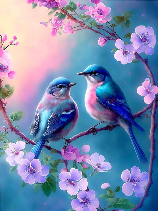 Birds and Flowers | Diamond Painting