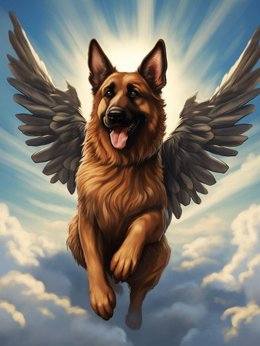 Dog German Shepherd | Diamond Painting
